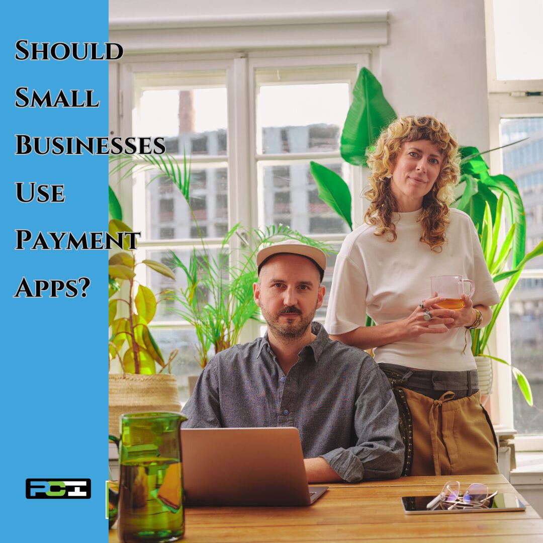 Two small business owners in Littleton, CO reviewing payment apps on a laptop—bookkeeping for small business and QuickBooks consulting support.